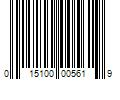 Barcode Image for UPC code 015100005619