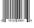 Barcode Image for UPC code 015100006319