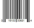 Barcode Image for UPC code 015100006814