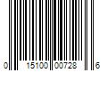 Barcode Image for UPC code 015100007286