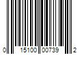 Barcode Image for UPC code 015100007392