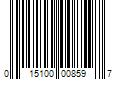 Barcode Image for UPC code 015100008597