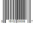 Barcode Image for UPC code 015102000087