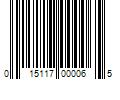 Barcode Image for UPC code 015117000065