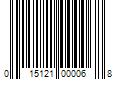 Barcode Image for UPC code 015121000068