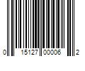 Barcode Image for UPC code 015127000062