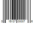 Barcode Image for UPC code 015137000076