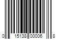 Barcode Image for UPC code 015138000068