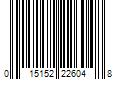 Barcode Image for UPC code 015152226048