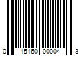 Barcode Image for UPC code 015160000043