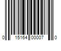 Barcode Image for UPC code 015164000070