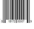 Barcode Image for UPC code 015172000079