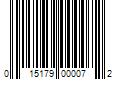 Barcode Image for UPC code 015179000072