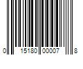 Barcode Image for UPC code 015180000078