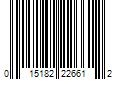 Barcode Image for UPC code 015182226612