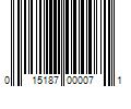 Barcode Image for UPC code 015187000071