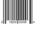 Barcode Image for UPC code 015200000064