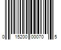 Barcode Image for UPC code 015200000705