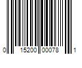 Barcode Image for UPC code 015200000781