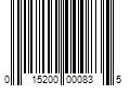 Barcode Image for UPC code 015200000835