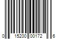 Barcode Image for UPC code 015200001726