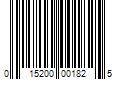 Barcode Image for UPC code 015200001825