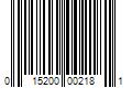 Barcode Image for UPC code 015200002181