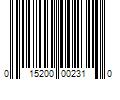 Barcode Image for UPC code 015200002310