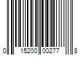 Barcode Image for UPC code 015200002778