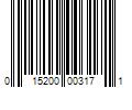 Barcode Image for UPC code 015200003171