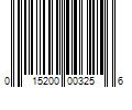 Barcode Image for UPC code 015200003256