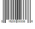 Barcode Image for UPC code 015200003386