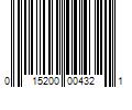 Barcode Image for UPC code 015200004321