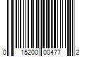 Barcode Image for UPC code 015200004772