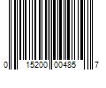 Barcode Image for UPC code 015200004857