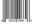 Barcode Image for UPC code 015200006646