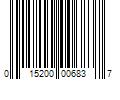 Barcode Image for UPC code 015200006837