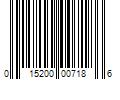 Barcode Image for UPC code 015200007186