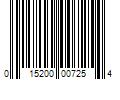 Barcode Image for UPC code 015200007254