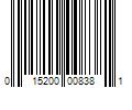 Barcode Image for UPC code 015200008381