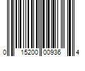 Barcode Image for UPC code 015200009364