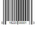 Barcode Image for UPC code 015220000013