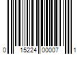 Barcode Image for UPC code 015224000071