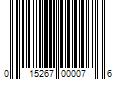 Barcode Image for UPC code 015267000076