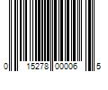 Barcode Image for UPC code 015278000065