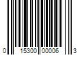 Barcode Image for UPC code 015300000063