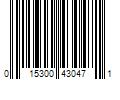 Barcode Image for UPC code 015300430471