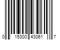 Barcode Image for UPC code 015300430617