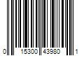 Barcode Image for UPC code 015300439801