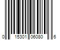 Barcode Image for UPC code 015301060806